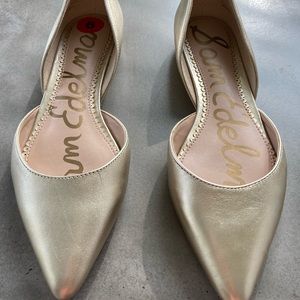 Sam Edelman Gold Flats, BNIB